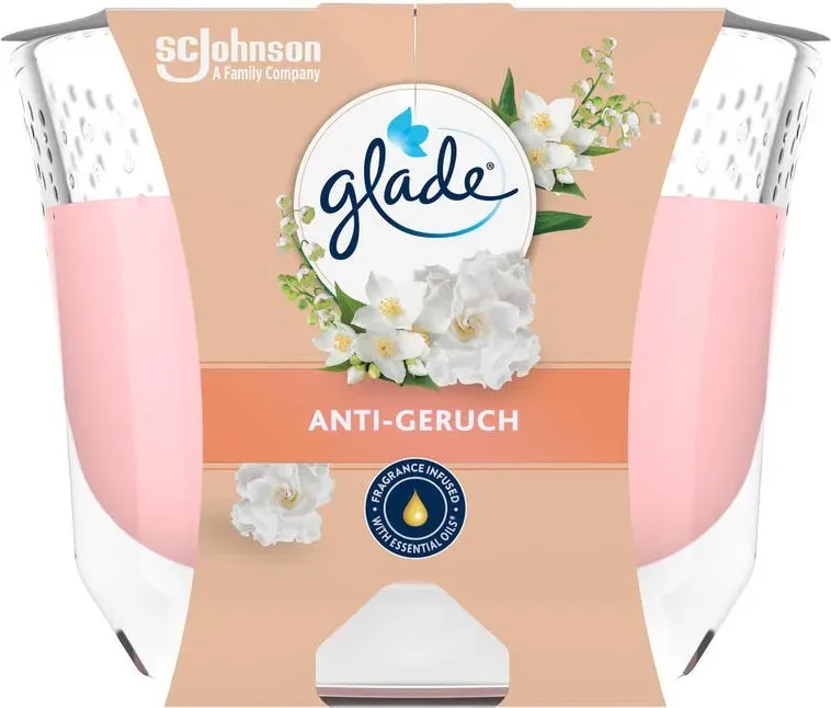 Glade Duftkerze Premium Anti Geruch 204 g