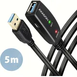AXAGON USB-A 5 m Schwarz
