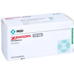 Zocor 20 mg Filmtabletten 100 St