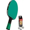 Sunflex G50 Tischtennisschläger + 3*** ITTF SX40+ Tischtennisbälle bunt No Size