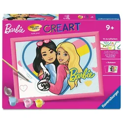 Ravensburger CreArt, Malen nach Zahlen Kinder Barbie-Duo