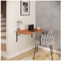 AKKE Klapptisch, Wandklapptisch Wandtisch Küchentisch Schreibtisch Hängetisch 2mm PVC 60 cm x 120 cm