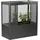 Biohort Gewächshaus Florentina 2 x 1 MAXI 201,6 x 213 x 103,1 cm Dunkelgrau-Metallic