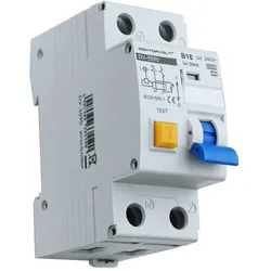 FI/LS Schalter RCBO B16A 2P 30mA 6kA Typ A FI-Schalter LS-Schalter Doktorvolt 5590