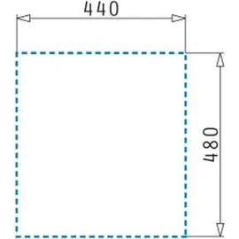 PYRAMIS Istros (46x50) 1B Beige + Handbetätigung