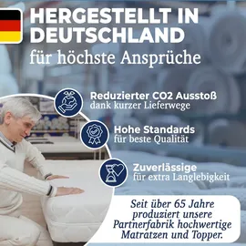 knerst ErgoFit Matratzentopper 5 cm 140 x 200 cm weiß