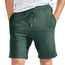 Bread and Boxers Lounge Shorts Waldgrün Ökologische Baumwolle Medium Herren