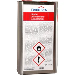 Remmers Hände-Desinfektionsmittel (EtOH) Handdesinfektion Viren Ethanol 85%