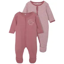 NAME IT - Schlafstrampler NBNNIGHTSUIT 2er-Pack in mesa rose, Gr.92