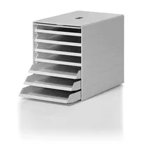 Durable Schubladenbox Idealbox Plus 25,0 x 36,5 x 32,2 cm 7-tlg. grau