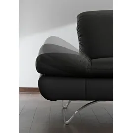 PLACES OF STYLE Couch 2-Sitzer schwarz