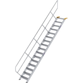 Günzburger Treppe 45° inkl. einen Handlauf, 600mm Stufenbreite, 16 Stufen