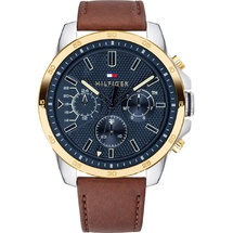 Tommy Hilfiger Decker Leder 46 mm 1791561