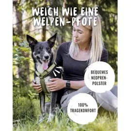 Rudelkönig Hundegeschirr Bella Gepolstertes Brustgeschirr XL