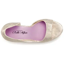 LASCANA BELLE AFFAIRE High-Heel-Sandalette Damen beige-goldfarben Gr.40