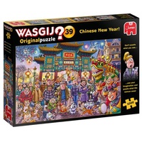 JUMBO Spiele Jumbo 25011 Wasgij Original 39 Chinesisches Neujahr 1000 Teile, Puzzle