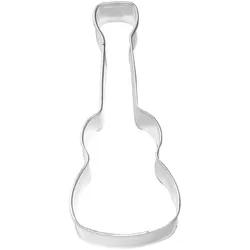 RBV BIRKMANN Birkmann Ausstechform Gitarre, Ausstecher, Plätzchenform, Keks, Plätzchen, Edelstahl, 8 cm, 194977