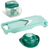 Genius Gemüsehobel Nicer Dicer Fusion Slicer, (passend zum Nicer Dicer Fusion), Verstellbarer Hobel mit V-Klinge aus Edelstahl