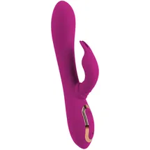 Javida 3 Function Vibrator, Lila/Gold, 23 cm