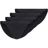 SKINY Tanga-Slip Schwarz XL 4er Pack
