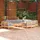 vidaXL Garten-Lounge-Set 13-tlg. grau Kiefer