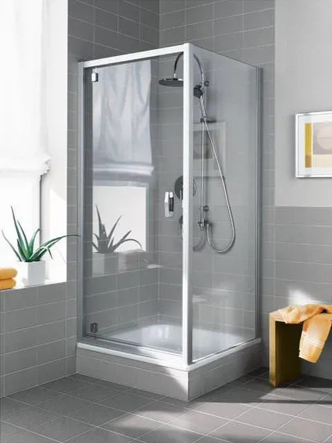 Kermi IBIZA 2000 Seitenwand / Seitenwand verkürzt auf Badewanne I2 TWO 1750 BV: 720-750 Weiß ESG klar Clean