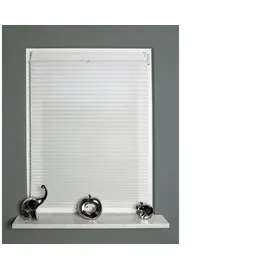 Schmidt Plissee Uni 70 x 210 cm Polyester Weiß