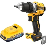 DeWalt DCD 800 N Akku Bohrschrauber 18 V 90 Nm Brushless + 1x Powerstack Akku 1,7 Ah - ohne Ladegerät