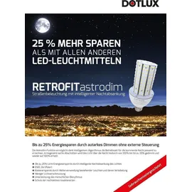 dotlux LED-Straßenlampe 3082-027270T 18 W E27 warmweiß