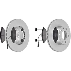 f.becker_line Bremsensatz, Scheibenbremse vorne rechts links belüftet 280mm für BKL PEUGEOT FIAT CITROËN 51740246 51848620 51848621 13810107