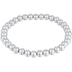 Elli Kugel Beads Dots Farbe Silber für Damen Armbänder & Armreife   