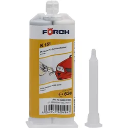 FÖRCH REPARATUR 2K SPEED K151 KUNSTSTOFFKLEBER ZWEIKOMPONENTEN 63g