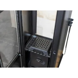 baba's stove Eco Mini Hybridofen Metall Schwarz