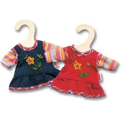 HELESS 9510 Puppen-Peppiges Kleid mit T-Shirt, mini, Gr. 20-25 cm