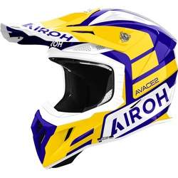 Airoh Aviator Ace 2 Sake, Motocrosshelm - Weiß/Lila/Gelb - L