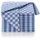 Blumtal 5er Set Premium Geschirrtücher - Hochwertige Geschirrhandtücher, 100% Baumwolle, Oeko-TEX® Zertifiziert, blau kariert, 50x70cm