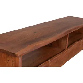 Sam Lowboard TV-Board 190 x 45 x 50 cm Akazienholz massiv nussbaumfarben DAHLIA