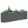 vidaXL Garten-Hochbeet verzinkter Stahl 320 x 80 x 81 cm Grau