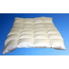 Betten Hofmann White Sibiria Schneegänseflaum Daunendecke mit 4 cm Außensteg 4x6 155x220 cm - Weiß