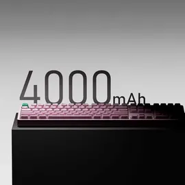 nuphy Node 100 kabellose Mechanische Tastatur High Profile, ANSI US, Bluetooth, 2.4GHz,USB-C, Light Pink, Brown Max