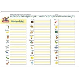 Spielend Lernen Fragenbär-Lerntafeln: Wörter-Tafel