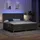 vidaXL Boxspringbett 200 x 200 cm Grau