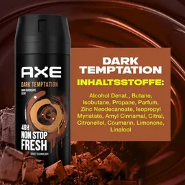 Axe Dark Temptation Deo Deospray Deodorant Spray Herren Männer Men ohne Aluminium 24x 150ml