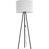 Licht-Erlebnisse Otilia E27 165 cm Schwarz/Weiß