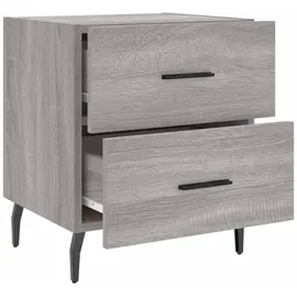 vidaXL Nachttisch Grau Sonoma 40x35x47,5 cm Holzwerkstoff