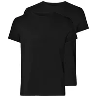 Resteröds Unterhemd / Shirt kurzarm Bamboo in Schwarz |