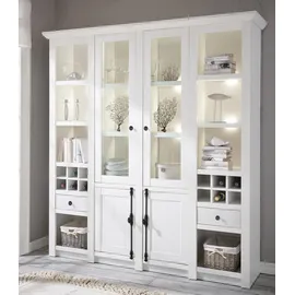 Home Affaire Vitrine California 194 x 45 x 207 cm Weiß
