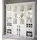 Home Affaire Vitrine California 194 x 45 x 207 cm Weiß