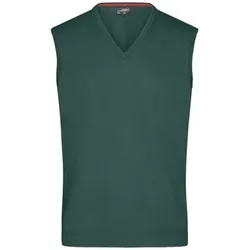 Herren V-Pullunder JN657, wald-grün, Größe S - grün - S
