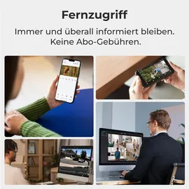 Reolink RLC-811WA WLAN 8MP Überwachungskamera Außenbereich,Innenbereich 4K,Farbige Nachtsicht,2,4/5 GHz Dualband-WLAN,Intelligente Erkennung